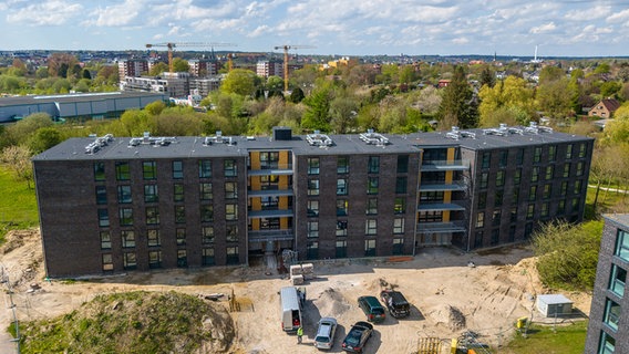 Das neue Studentenwohnheim in Flensburg. © Frank Andresen/Studentenwerk SH 