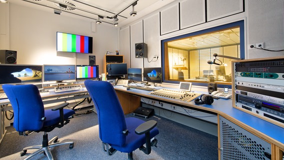 Innenaufnahme des NDR-Studio in Heide. © NDR/ Foto: Christian Spielmann
