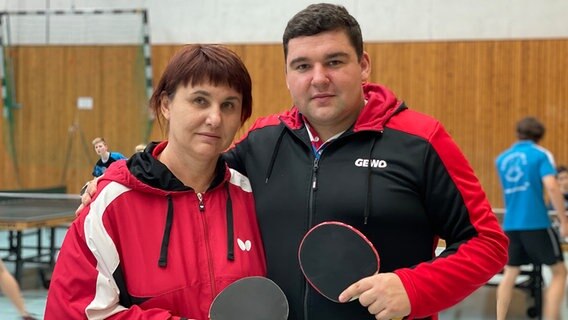 Yaroslavna und Dmytro Asieiev.  Foto: Hannah Bird