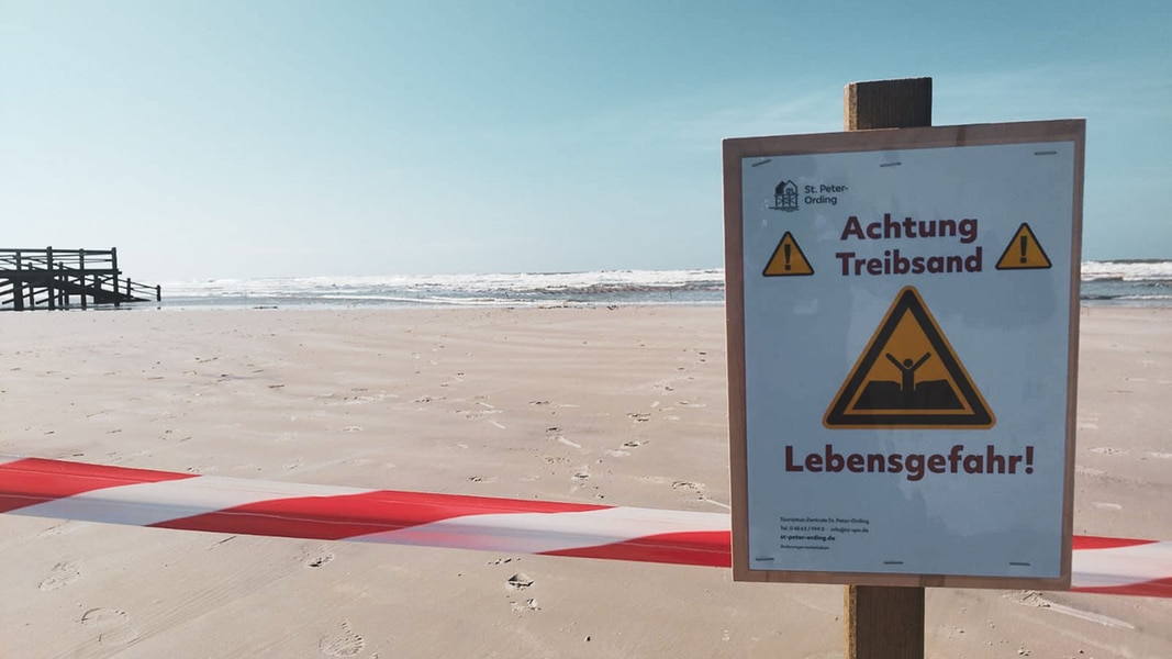 St. Peter-Ording: Kobieta utknęła w ruchomych piaskach, plaża zamknięta |  NDR.de – Aktualności