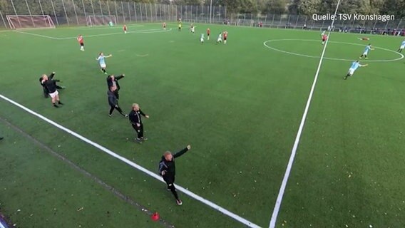Ein Fußballspiel vom TSV Kronshagen. © TSV Kronshagen 