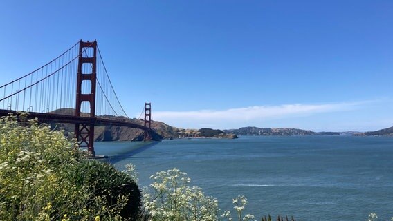 Die Golden Gate Bridge in San Francisco © NDR Foto: Anna Grusnick