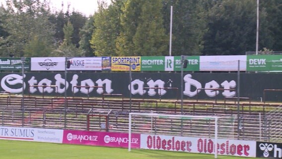 Der leere Sportplatz den VfB Lübeck © Screenshot 