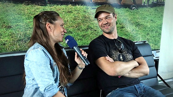 Tomi von Amorphis im Interview mit NDR.de © NDR 