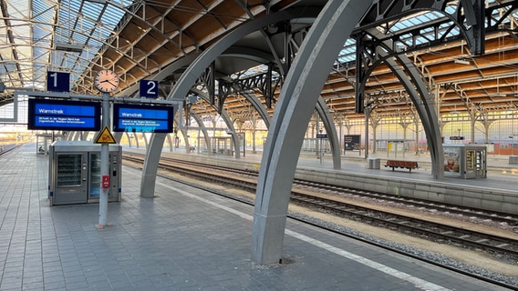 Leere Gleise am Lübecker Hauptbahnhof. © Hauke von Hallern Foto: Hauke von Hallern
