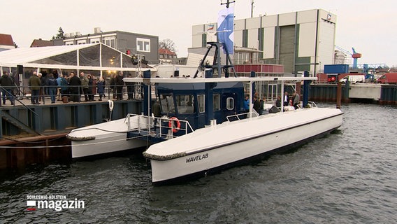 Das Schiff "Wavelab". © NDR 