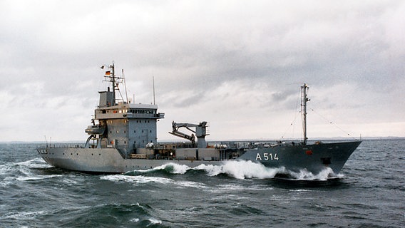 Der Tender "Werra" der Deutschen Marine. © Presse- und Informationszentrum Marine Foto: Matle