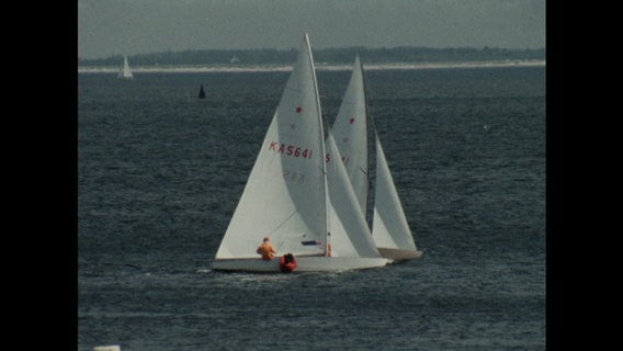 Ein Segelschiff fährt auf der Kieler Förde. © NDR 