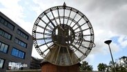 Das Radioteleskop der Christian-Albrechts Universität in Kiel. © NDR 