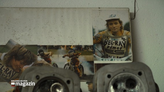Fotos zeigen die Speedway-Legende Egon Müller. © NDR 