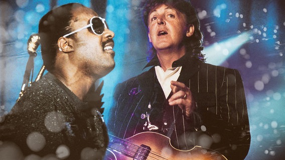 Stevie Wonder und Paul McCartney (Bildmontage) © imago Foto: Zuma Press, Andreas Weihs