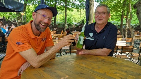 Schorse in Braunschweig im Löwengarten mit Marco Schönian © NDR Foto: Luisa Müller