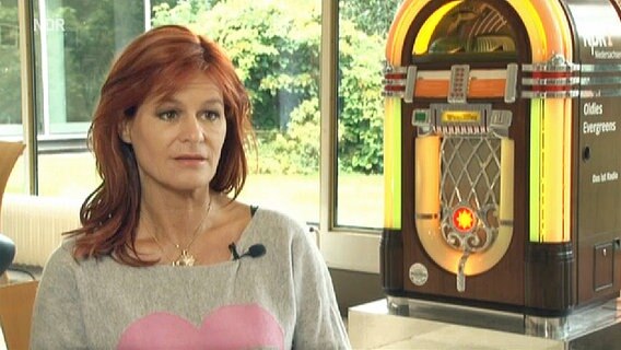 Andrea Berg im Interview bei NDR 1 Niedersachsen. © NDR Foto: Eric Klitzke