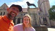 Schorse und Luisa in Braunschweig © NDR Foto: Screenshot