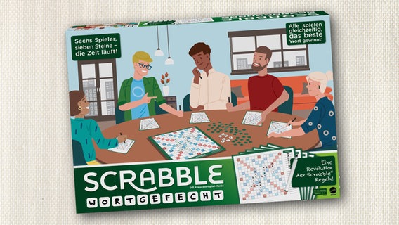 Das Spiel "Scrabble - Wortgefecht" © Mattel-Games Foto: Mattel-Games