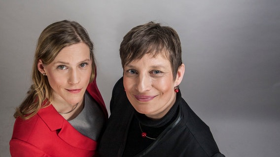 Katrin Hansmeier (links) und Eva Ullmann.  Foto: Jörg Rahnfeld