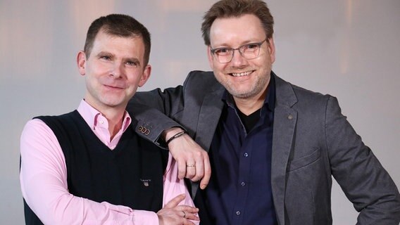 Roger Lindhorst (rechts) und Philipp Beisteiner. © NDR Foto: Millauer / Schaal