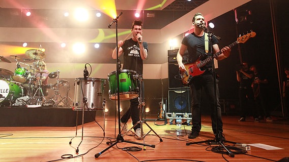 Bastille live beim NDR 2 Soundcheck Neue Musik Festival 2013.  Foto: Axel Herzig