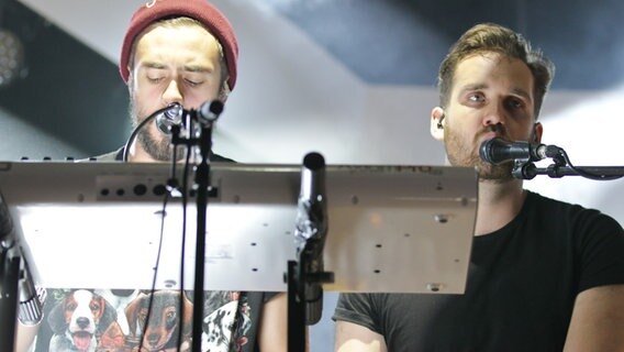 Bastille live beim NDR 2 Soundcheck Neue Musik Festival 2013.  Foto: Axel Herzig