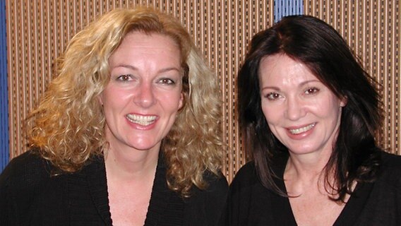 Iris Berben (re.) mit Bettina Tietjen im Dezember 2008 © NDR 2 