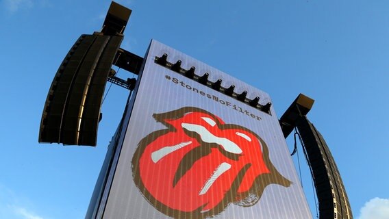 Open Air der Rolling Stones in Hamburg am 9. September 2017: Bühne © NDR Foto: Mirko Hannemann