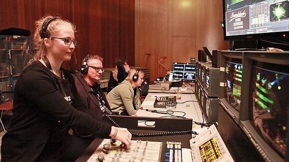 Stream-Team beim NDR 2 Soundcheck Neue Musik - Das Festival in Göttingen. © NDR 2 Foto: Axel Herzig