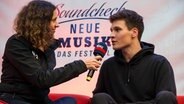 Wincent Weiss beim Soundcheck Neue Musik Festival 2016 © NDR Foto: Jan Vetter