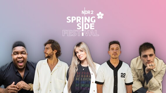 Alvaro Soler, Ray Dalton, Tom Gregory, Laurell und Nico Santos. (Montage) © Pressebilder 