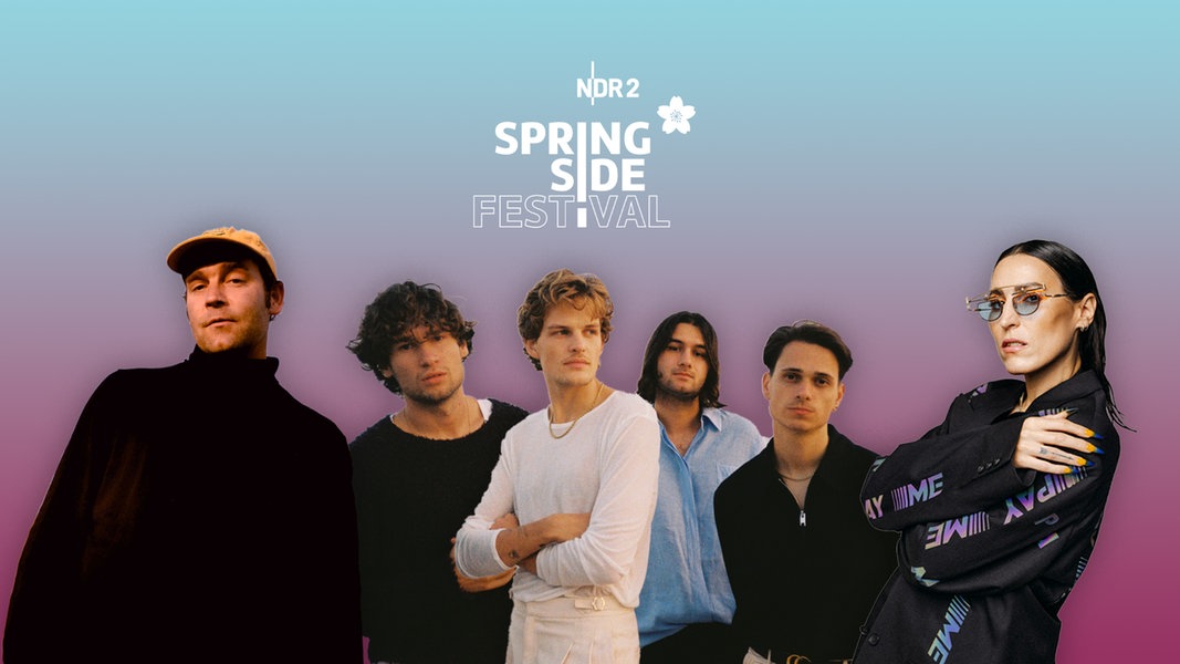 Bosse, Jeremias und Mine kommen zum NDR 2 Springside Festival 2025