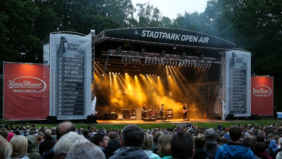 The Script beim Open-Air im Hamburger Stadtpark am 04. September 2015 © NDR 2 Foto: Mirko Hannemann