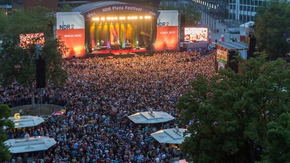 Bühne auf dem NDR 2 Plaza-Festival in Hannover © NDR 2 