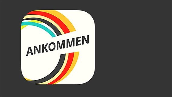 Logo der Flüchtlings-App "Ankommen"  