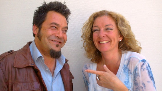 NDR 2 Moderatorin Bettina Tietjen mit dem Sänger Laith Al-Deen im Mai 2011 © NDR 2 