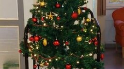Bild vom Weihnachtsbaum, das uns von NDR 2 Hörer Holger aus Aurich geschickt hat Bild vom Weihnachtsbaum, das uns von NDR 2 Hörer Holger aus Aurich geschickt hat © Privat