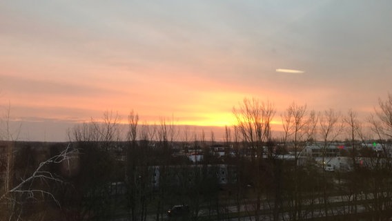 Sonnenaufgangs-Bild von NDR 2 Hörerin Doris aus Neubrandenburg © Privat 
