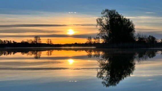 Sonnenaufgang aus Langenhagen © Privat 