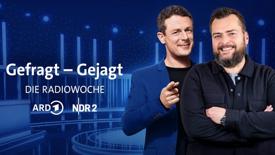 Fotocollage von "Gefragt, Gejagt"-Moderator Alexander Bommes und Jens Mahrhold aus dem NDR 2 Morgen. © ARD / NDR 2 