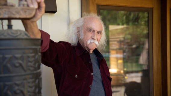 David Crosby, US-amerikanischer Gitarrist, Sänger und Songwriter, schaut in die Kamera. © picture alliance/dpa/Another Dimension PR | Anna Webber Foto: Anna Webber