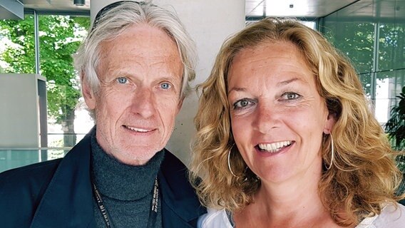 Mathieu Carrière und Bettina Tietjen © NDR 2 Foto: Andreas Sorgenfrey