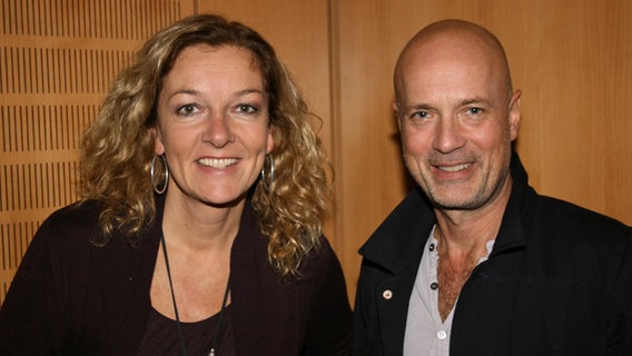 Bettina Tietjen und Christian Berkel. © NDR Foto: Andreas Sorgenfrey