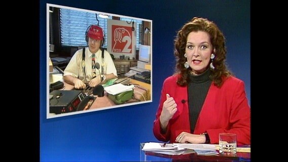Screenshot aus dem Abschiedsfilm von Uwe Bahn mit Bettina Tietjen © NDR 2 