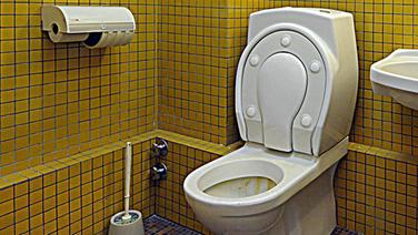 Eine Toilettenanlage © dpa-Bildfunk Foto: Soeren Stache
