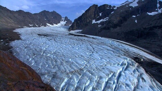 Der "Blaue Gletscher" am Mount Olympus. © Florian Graner 