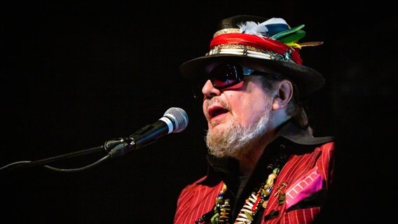 Der amerikanische Sänger und Musiker Dr. John bei einem Konzert in Bergen. © Gonzales Photo / Oddbjorn Steffens 