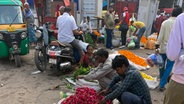 Markt in Old Delhi © NDR Foto: Astrid Corall