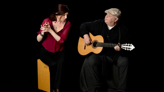 Das Flamenco-Duo Elva y Tomás: Elva La Guardia und Thomas Hickstein © Flamenco-Duo Elva y Tomás Foto: Astrid Möller