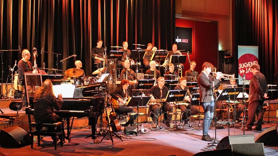 Till Nordmann beim Preisträgerkonzert von Jugend Jazzt 2019 © Landesmusikrat Foto: Sabine Vinar