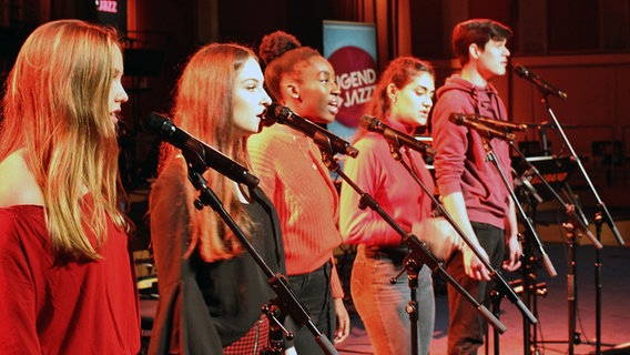 Strong Voices beim Preisträgerkonzert von Jugend Jazzt 2019 © Landesmusikrat Foto: Sabine Vinar