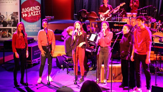 Strong Voices beim Preisträgerkonzert von Jugend Jazzt 2019 © Landesmusikrat Foto: Sabine Vinar