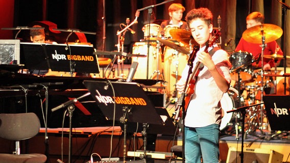 Ouch my Back beim Preisträgerkonzert von Jugend Jazzt 2019 © Landesmusikrat Foto: Sabine Vinar